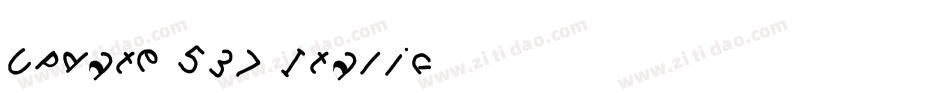 Update 537 Italic字体转换